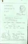 Olivet Baptist Pgh, Annual Womens Day 1970