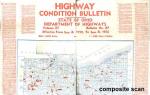 Ohio Highway Dept 1950 Highway Condition Map