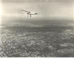 2 Real Small Plane in Flight Photos cir 1950