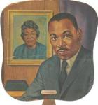 Martin Luther King Jr & Mother illust'd fan