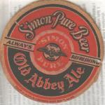 Simon Pure Beer Old Abbey Ale lrg Coaster
