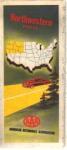 AAA Northwestern States 1951 Excellent
