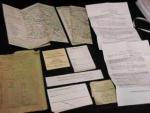Taxi Cab Set of Drivers Maps Documents 1960s