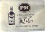 Puzzle ad for PM Whiskey, 1950s?