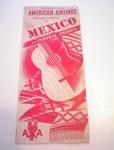 1953 Amercian Airlines Mexico Fares/Schedules