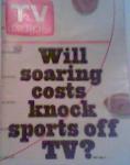 TV Guide 8/9/69 Cover Wil the Soaring Cost Knock...
