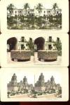 Mexico 3 beautiful litho stereoviews 1900s