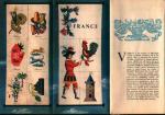 Map of France from 1950's