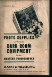Marks and Fuller Photo Supplies Catalog