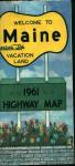 Maine 1961 Highway Map!
