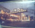 Reno City Arch Photo Chrome  Card!