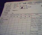 Ohio Varnish Company Bill Head from 10/17/10