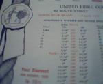 United Fibere Company Price List from 8/38