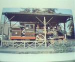 C.P. Huntingdon Locomotive on Exhibit!Color!