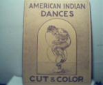 American Indian Dances Cut and Color Book!