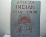 American Indian Read and Color-Apache Indian