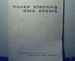 House Data Planning Sheets by Ed of Arch.Rec