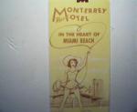 Monterrey Motel Resort in Miami Beach!