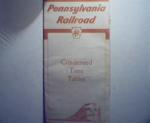 Pennsylvania Rail Road Time Tables from 1955