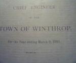 Annual Reports for Town of Winthrop 1891