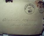 Envelope with Postage from 1895! Washington, PA!