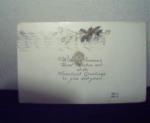 Victorian Era Christmas Card from 1918, Used &Pstmrkd