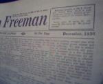 American Freeman-12/36 Leo Blum,Eskimos,Weather!