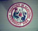 Together in Scouting Overnight 1984!