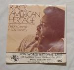 Black American Heritage 1984 calendar