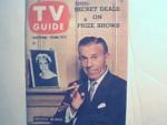 TV Guide-10/25/58 George Burns, Voice of Firestone!