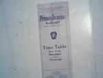 Pennsylvania Rail Road Timetable 1929!