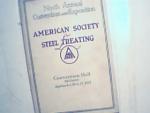 American Society for Steel Treating Convention 1927