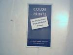 Kodak Color Prints from Eastman Wash Off   c1930s!