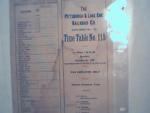 Pittsburgh and Lake Erie Railroad TimeTable c1930
