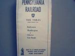 Pennsylvania Railroad Time Tables from 1943!
