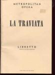 La Traviata Libretto 1957 Metropolitan Opera