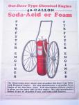 c1910 Ad 40-Gallon Soda Acid Chemical Engine