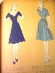 1930-1940's Fashion Clippings Scrap Book