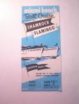 1950's Shamrock Flamingo Miami Beach Brochure