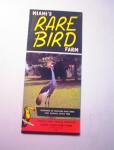 1960's Miami's Rare Bird Farm Tour Guide