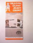 1950's Treasure Island Beach Colony Brochure
