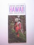 1964 United Air Lines HAWAII Vacations