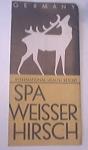 Spa Weisser Hirsch Germany c1950 Brochure