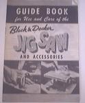 1950's Black & Decker JIG SAW Guide Book
