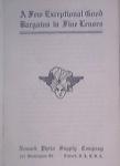 c.1930 Newark Photo Supply Co. Fine Lenses Catalog