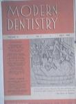 Modern Dentistry 6/1946 Monocaine, Intra-Osseous