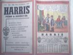 Harris Pump and Supply Co. 8/1947 Cartoon Calendar