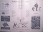 Metropolitan Opera Program Feb 25,1956 RIGOLETTO