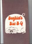 2 Boykin's Bar-B-Q  Menus c1970 Pittsburgh