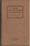 SCUM ON CLAY WARES BOOK PUB.FOOTE MINERAL 1927